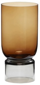 Ваза от оранжево стъкло Amber, височина 32 cm - Hübsch