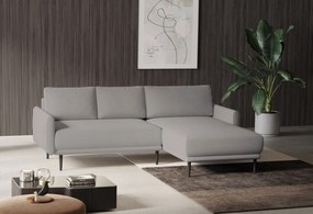 Ъглов диван Солас-екру-десен