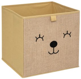 Детска кутия за съхранение atmosphera Teddy bear, 29x29 см