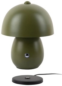 Тъмнозелена LED настолна лампа с метален абажур (височина 18 cm) Mono LED – Leitmotiv