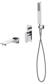 Cersanit S952-037 - комплект за вана с вградена батерия MILLE хром