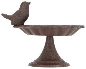 Мини чугунена хранилка за птици с птица на ниска поставка Birdy - Esschert Design