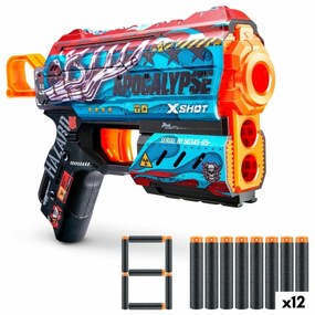 Пистолет за Дартс Zuru X-Shot Flux 21,5 x 14 x 4 cm (12 броя)