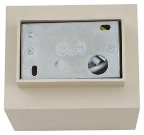 Модерна стенна лампа бежова G9 квадратна - Sola