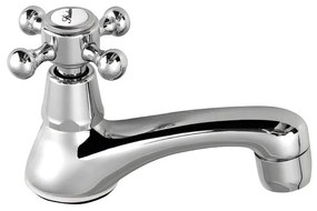 Стоящ вентил за мивка в лъскаво-сребрист цвят Antea – Sapho