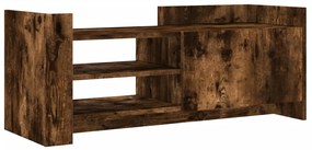 848378 vidaXL ТB шкаф, опушен дъб, 100x35x40 см, инженерно дърво