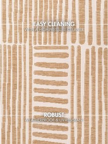 Кремав/в естествен цвят кръгъл килим за открито и закрито ø 160 cm Haringey Bounds – Ted Baker