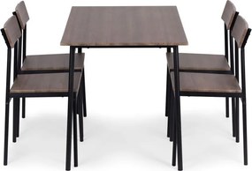 Трапезен комплект - маса + 4 стола