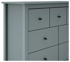 Скрин сиво-зелен от масивен бор 110x80x40 cm Misti – Marckeric