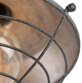 Индустриален плафон антично сребро 25,5 см - Course