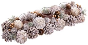 Свещник от пластмаса и стъкло - Casa Selección