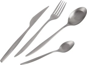 Прибори за хранене от неръждаема стомана в сребрист цвят 24 бр. – Orion