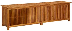 316500 vidaXL Градинска кутия за съхранение 200x50x58 см акациево дърво масив