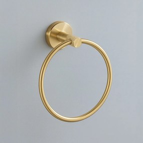 Закачалка за баня Ring 6610 Modern Brush Gold
