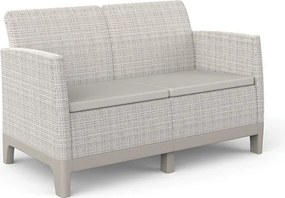 Сиво-бежов градински диван Scandi Forma – Keter