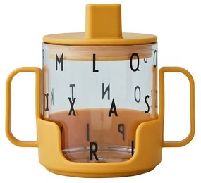 Горчичножълта бебешка чаша Grow With Your Cup Grow with Your Cup - Design Letters