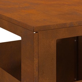 Sonata H Пожарна яма Квадратна 35x35x100 см от корозионноустойчива стомана