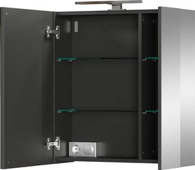 Сив шкаф за баня 60x71 cm – Germania