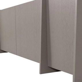 Сива маса за телевизор от декор от ясен 200x53x44 cm Brock – WOOOD