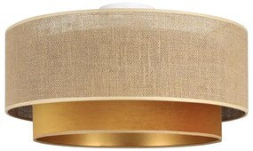 Плафон SARTA 1xE27/60W/230V Ø 45 см меден/юта