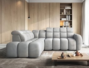 Ъглов диван Chicago-Сив-Ляв