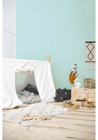 Кремав ръчно изработен памучен килим подходящ за пране 70x100 cm Mini Bereber – Lorena Canals