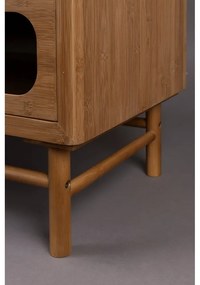 Бамбуков скрин в естествен цвят 105x88x38 cm Caroun – Dutchbone