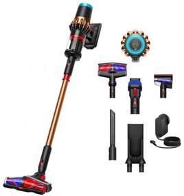 Вертикална прахосмукачка Dyson V16 Piston Animal 492963-01, 315AW, 900W, 1.3 л, 70 мин, CleanCompaktor™, Hyperdymium™, MyDyson™, HEPA, LCD, Черен/мед