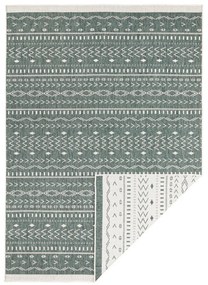 Зелен и кремав килим на открито , 80 x 150 cm Kuba - NORTHRUGS