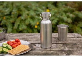 Бутилка от неръждаема стомана в сребрист цвят 650 ml – Esschert Design