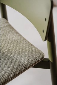 Зелен трапезен стол за подреждане Wem – noo.ma