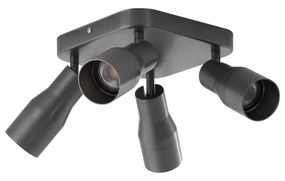 Квадратен таванен прожектор GU10 50 мм 4-светлинен - Stanley