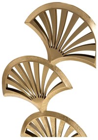 Метална статуетка в златна декорация Triple Leaf - Mauro Ferretti