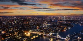 Картина на платно – Въздушен изглед на Tower Bridge