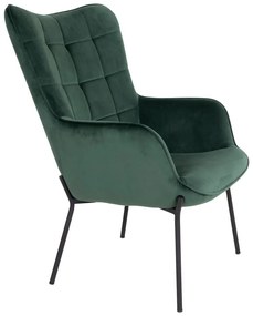 Фотьойл от зелено кадифе Glasgow - House Nordic