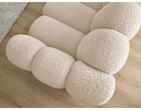 Светлокафяв диван от прежда с примки от букле 232 cm Hippolyte – Bobochic Paris