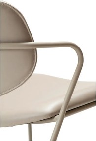 Бежов фотьойл от изкуствена кожа Zed - DAN-FORM Denmark