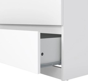 Бял скрин 77x76x50 cm Naia – Tvilum