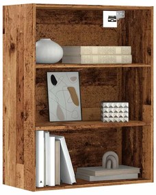 857045 vidaXL Висящ шкаф за стена от старо дърво 69,5x32,5x90 cm