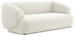 Бял кадифен диван 212 cm Moana – Makamii