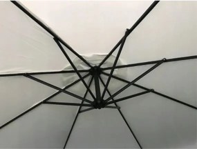 Градински тъмно сив чадър 350см