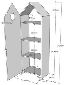 Розов гардероб за къща Casami - Vipack