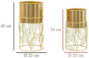 Метални покрития за кашпи в комплект от 2 бр. ø 23 cm Livi – Mauro Ferretti