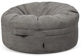 Тъмносив пуф от рипсено кадифе Roll 105 – SLOWDOWN