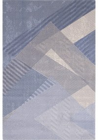 Светлосин вълнен килим 200x300 cm Mesh - Agnella