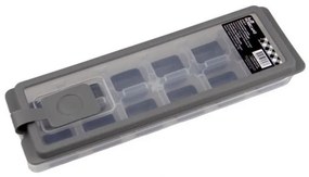 Horecano - Пластмасова форма за лед с капак 27x9,5xh3,8см антрацит HOME-(G-232-A)