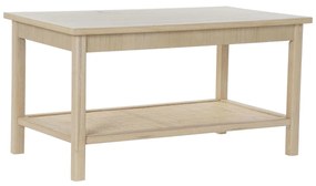 Маса за кафе DKD Home Decor 90 x 50 x 46 cm Естествен Алуминий Дървен MDF