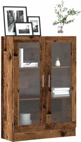 856156 vidaXL Шкаф за книги, старо дърво, 82,5x30,5x115 см, инженерно дърво