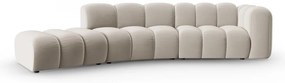 Бежов ъглов диван (десен ъгъл) Lupine – Micadoni Home