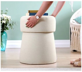 Кремава табуретка Beans – Artie